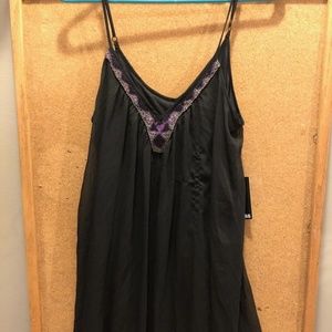 Spaghetti strap black dress